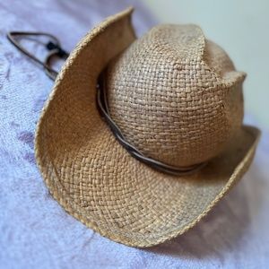 Shady Brady Straw Cowboy Hat - Sz Small